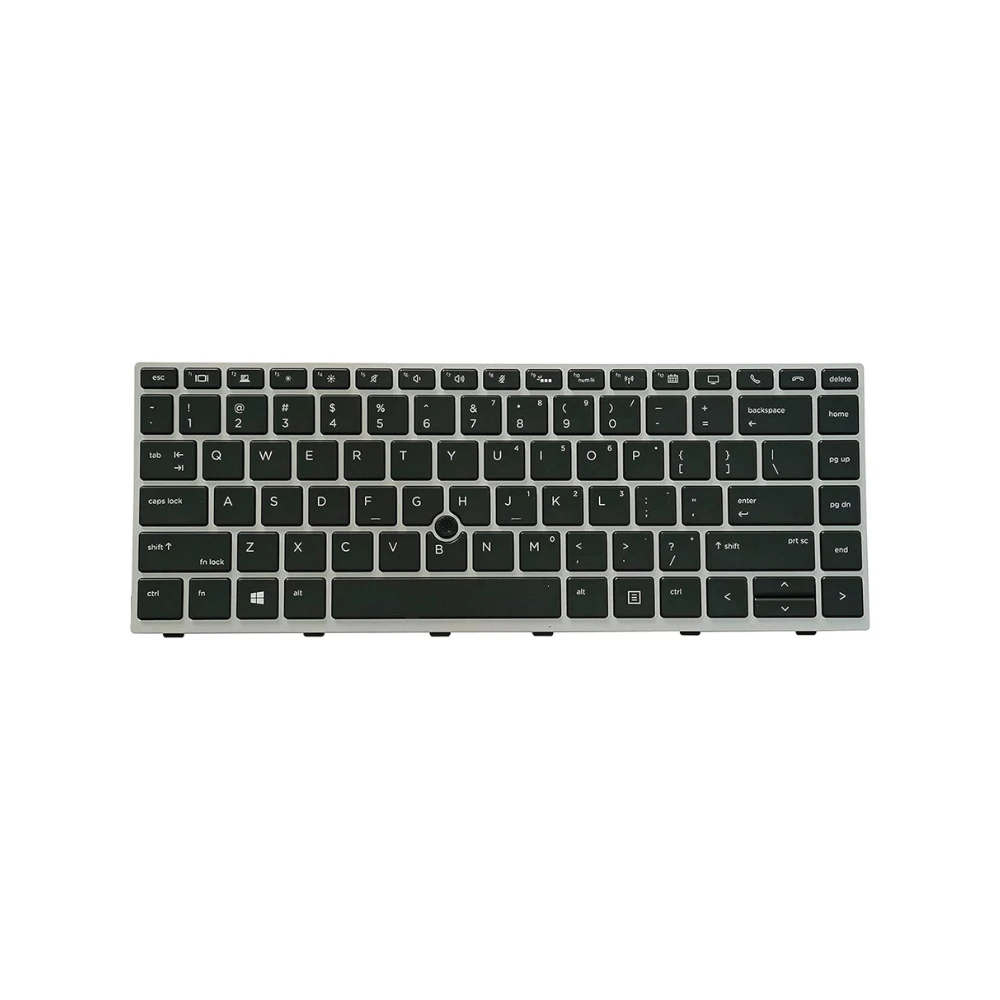 HP EliteBook & ZBook G5/G6 Keyboard Replacement (US Layout, Backlit & Pointer) – Compatible with 830, 840, 846, 735, 745 & 14u Series
