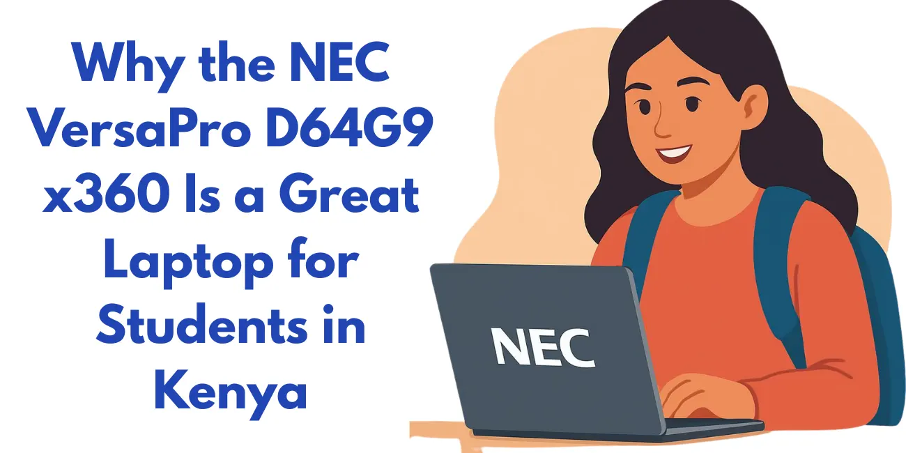 Why the NEC VersaPro D64G9 x360 Is a Great Laptop for Students in Kenya