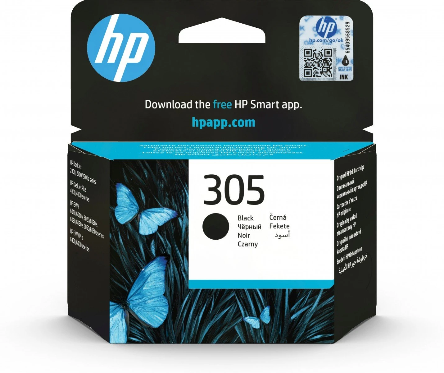 HP 305 Black Original Ink Cartridge – Genuine HP Ink
