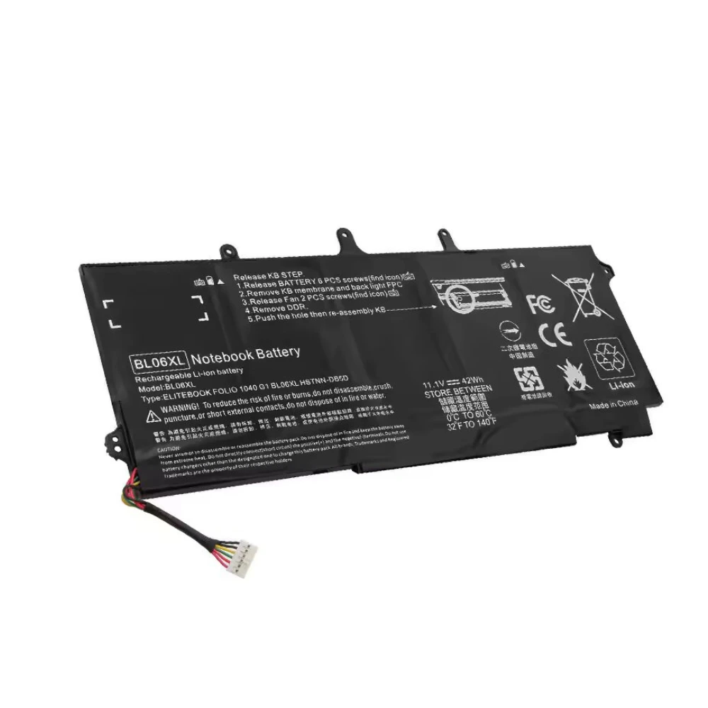 HP BL06XL Laptop Battery – Compatible with HP EliteBook Folio 1040 G0/G1/G2, Envy Spectre 14-3000