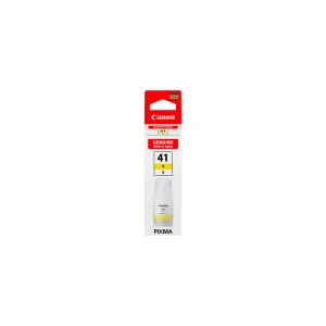 Canon GI-41 Yellow Ink Bottle – 70ml Dye-Based Ink for PIXMA MegaTank G-Series Printers
